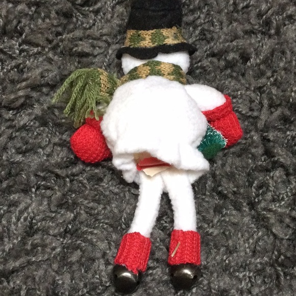 NWT Christmas holiday snowman decorations ornaments bag wine bottle cover - Picture 10 of 14